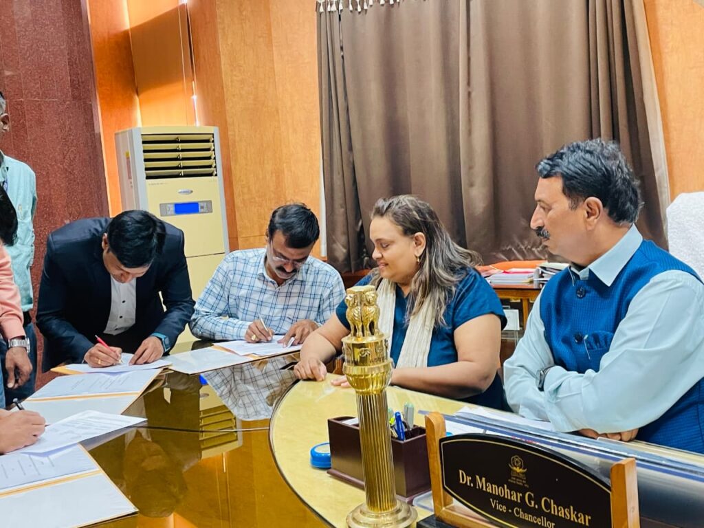 Proud Moment Nasscom -MoU Signing Ceremony for the Digita 101 Course with Proud Moment Nasscom -MoU  Proud Moment Nasscom -MoU Proud Moment Nasscom -MoU Swami Ramanand Teerth Marathwada University, Nanded.