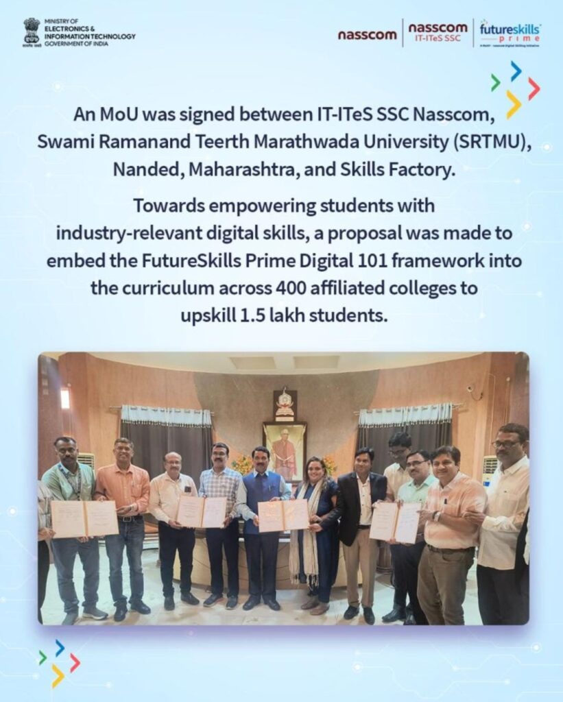 Proud Moment Nasscom -MoU