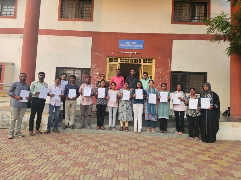 OJT program at SRTMU Nanded