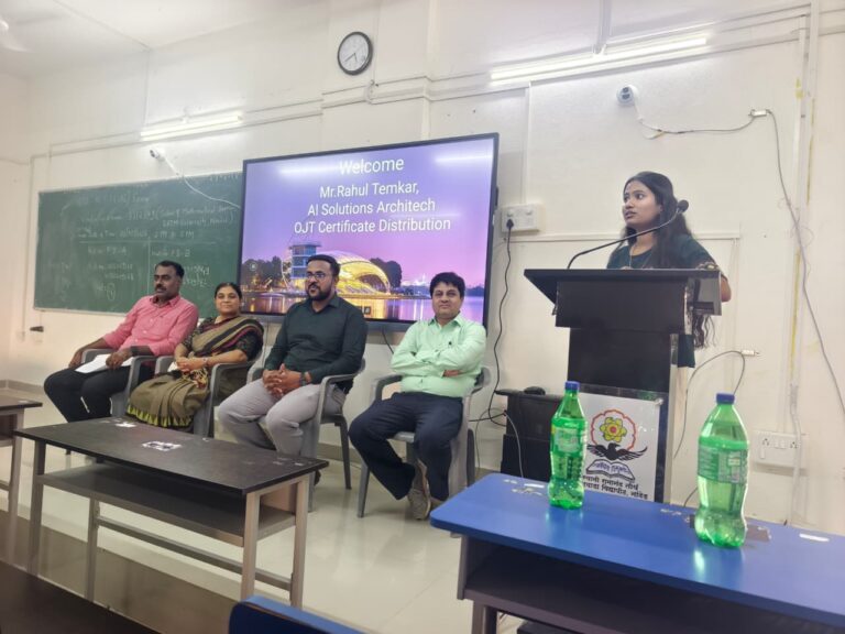 OJT program at SRTMU Nanded