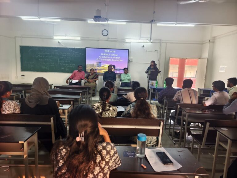 OJT program at SRTMU Nanded