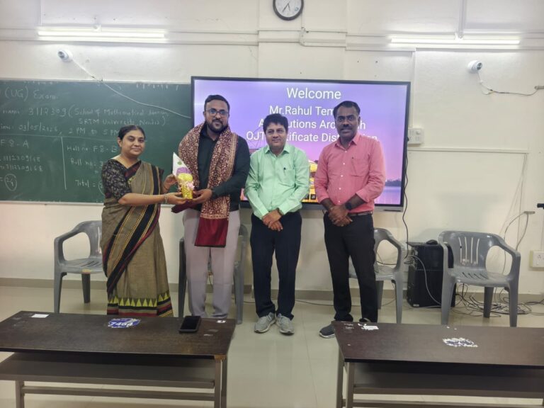 OJT program at SRTMU Nanded